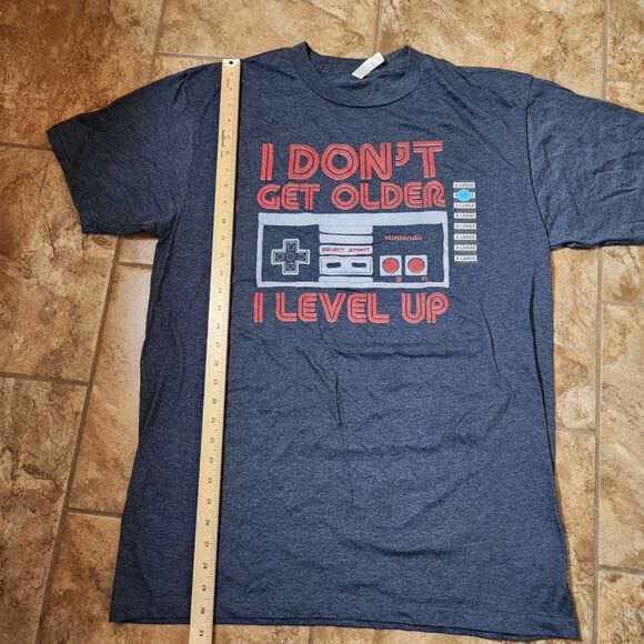 Men’s XL Tall Gamer Tee – “I Don’t Get Older, I Level Up” Funny Graphic Shirt - Picture 5 of 8
